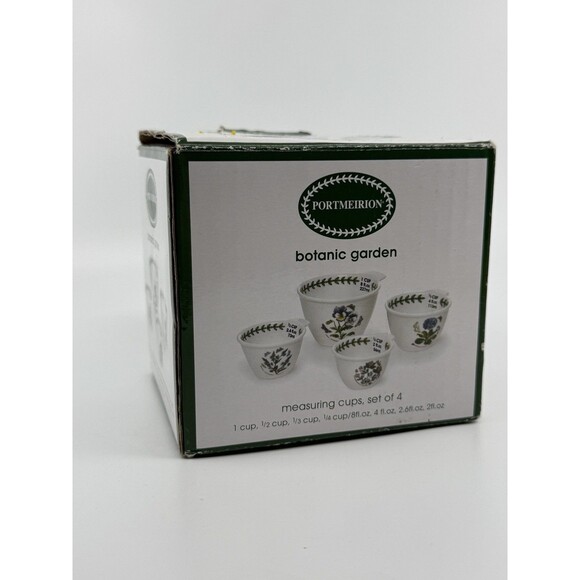 Portmeirion Botanic Garden Measuring Cup Set of Four NIB - Picture 2 of 13